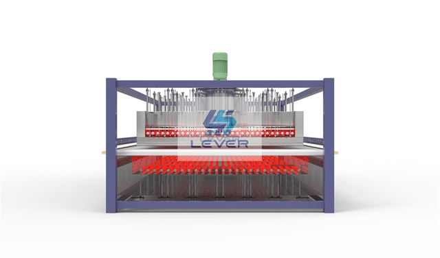 Horno de templado de vidrio LOW-E con sistema de convección forzada en la parte superior del horno