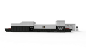 Máquina de horno de templado de vidrio curvo con combinación de ventana lateral y ventana trasera de automóvil/autobús para ahorrar lugar y costo