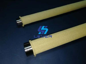 Funda tubular de Kevlar de fabricación resistente al calor duradera para horno de vidrio templado 