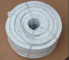 Cuerda de fibra de vidrio refractaria ignífuga de alta calidad de color blanco de 5,5x5,5 mm con aislamiento de alta temperatura para horno de templado de vidrio