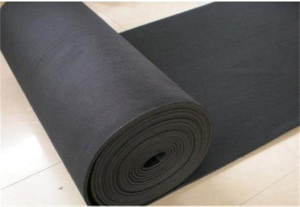 Alfombra de fieltro negra resistente al desgaste de 4mm de espesor para mesa de corte de vidrio y máquina cortadora de cuchilla giratoria