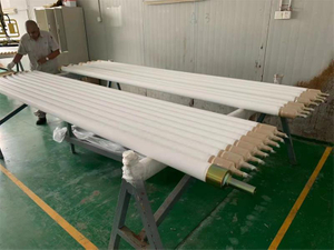 Rodillo de rodillo de cerámica de cuarzo de sílice fundida de marca china superior para planta de horno de endurecimiento de vidrio